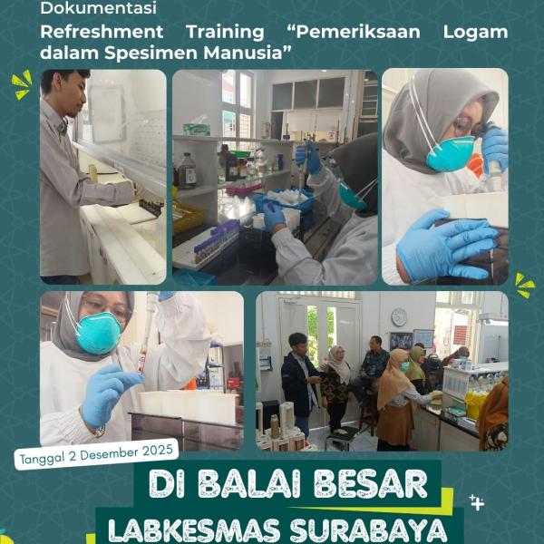 Labkesmas Surabaya Menggelar Pelatihan Pemeriksaan Logam untuk Penguatan Kompetensi